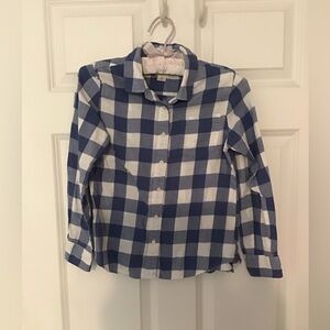 Crewcuts girls flannel shirt size 10